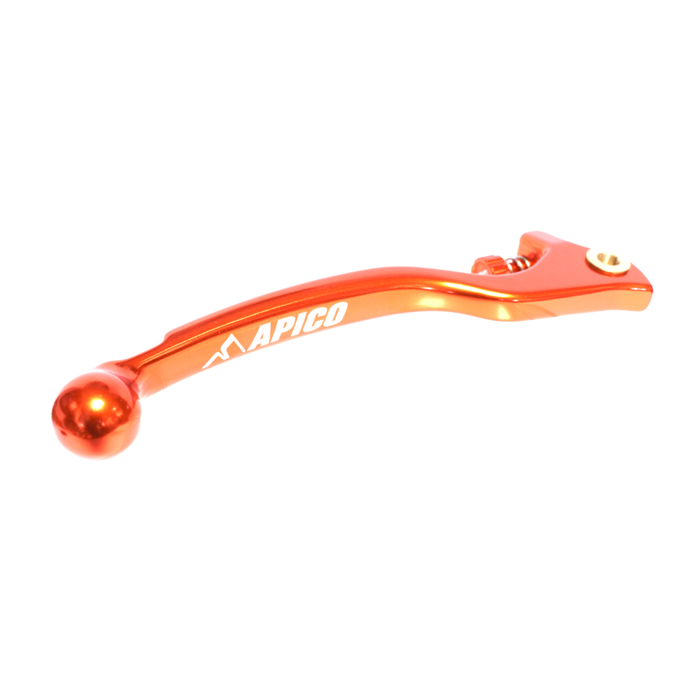 BRAKE LEVER ELITE TRIALS BRAKTEC, INC ADJUSTER ORANGE/ORANGE